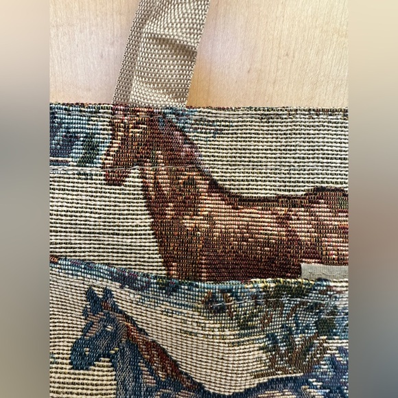 Equestrian/Horse Theme Tote Bag Tapestry - Picture 3 of 15